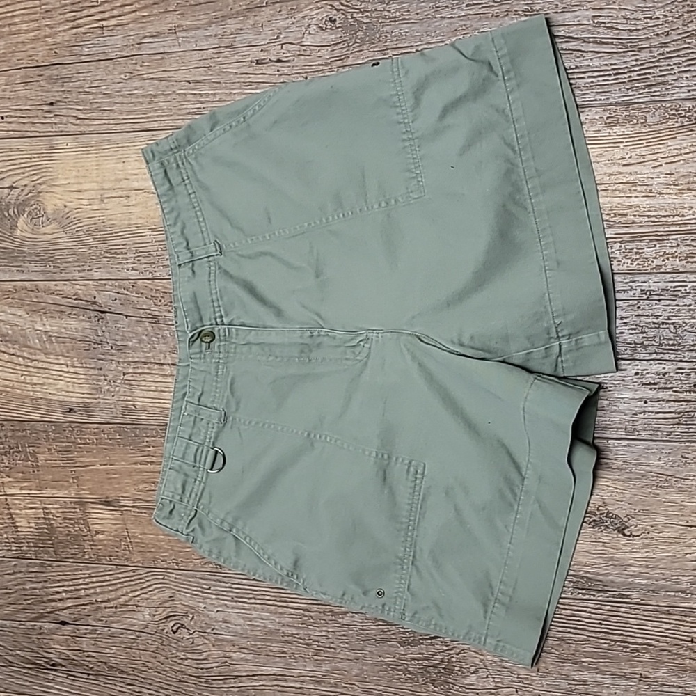 Shaver Lake green shorts 12 outdoors